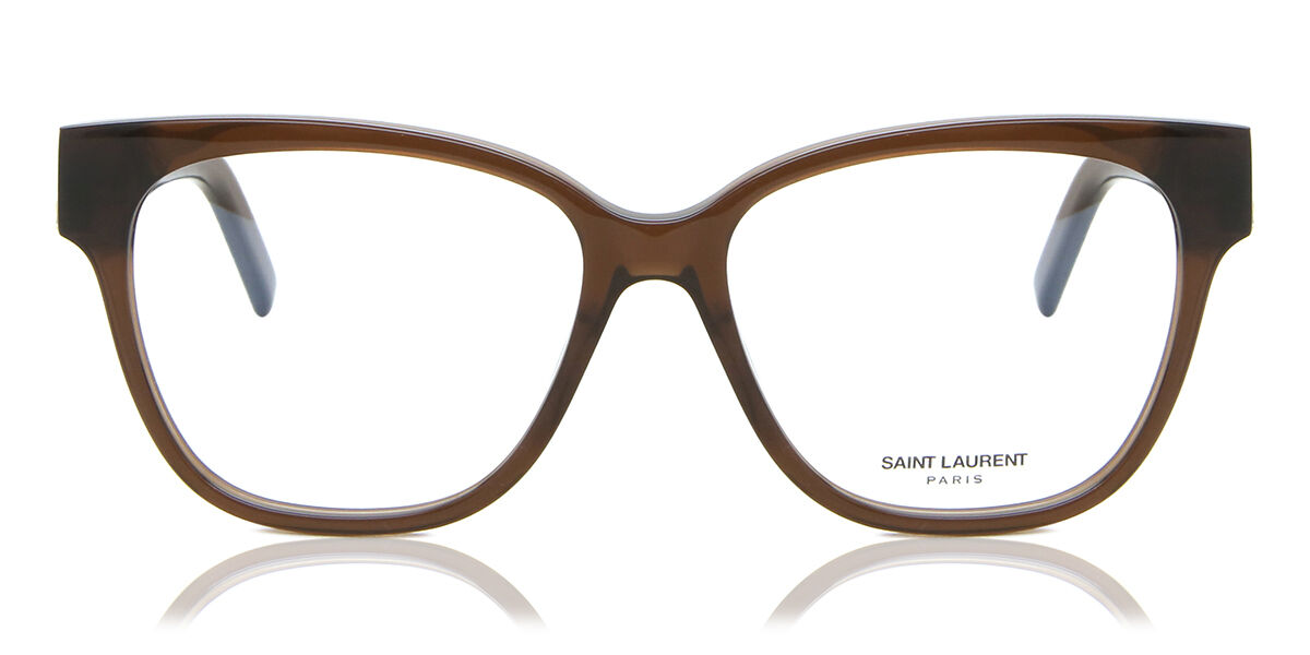 Image of Saint Laurent SL M33 008 53 Brazowe Damskie Okulary Korekcyjne PL