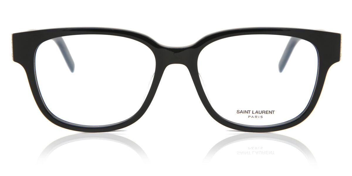 Image of Saint Laurent SL M33/F Ajuste Asiático 001 Gafas Recetadas para Mujer Negras ESP