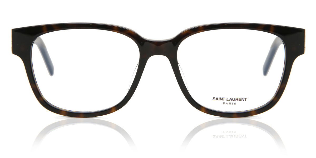 Image of Saint Laurent SL M33/F Asian Fit 004 Óculos de Grau Tortoiseshell Feminino PRT