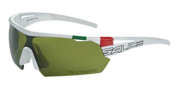 Image of Salice 006 ITA IR BIANCO/RW VERDE Gafas de Sol para Hombre Blancas ESP
