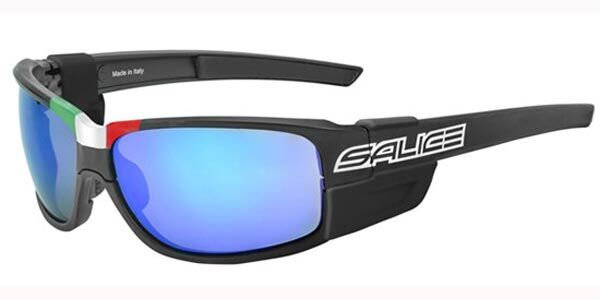 Image of Salice 015 ITA NERO/RW BLU Óculos de Sol Pretos Masculino PRT