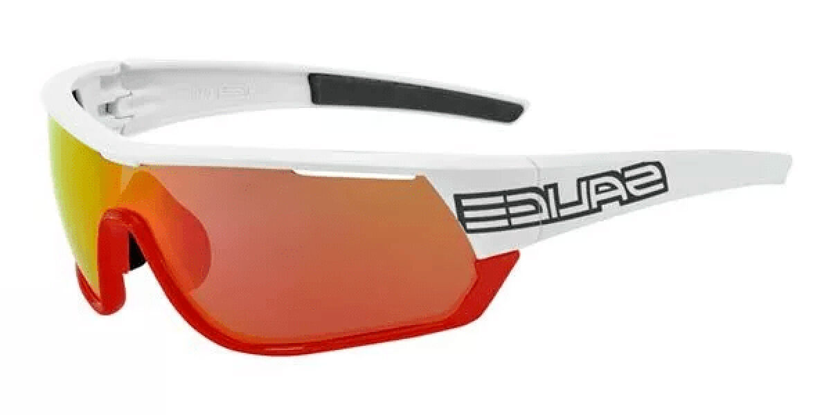 Image of Salice 016 RW BIANCO/RW ROSSO 132 Lunettes De Soleil Homme Blanches FR