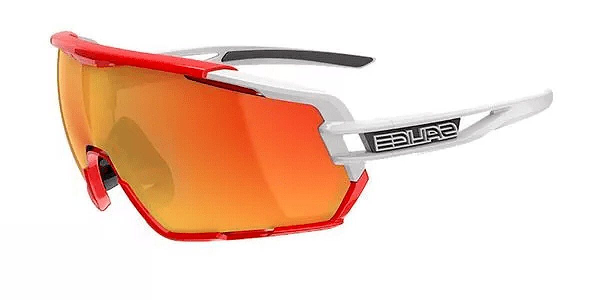 Image of Salice 020 RW BIANCO/RW ROSSO Standard Lunettes De Soleil Homme Blanches FR