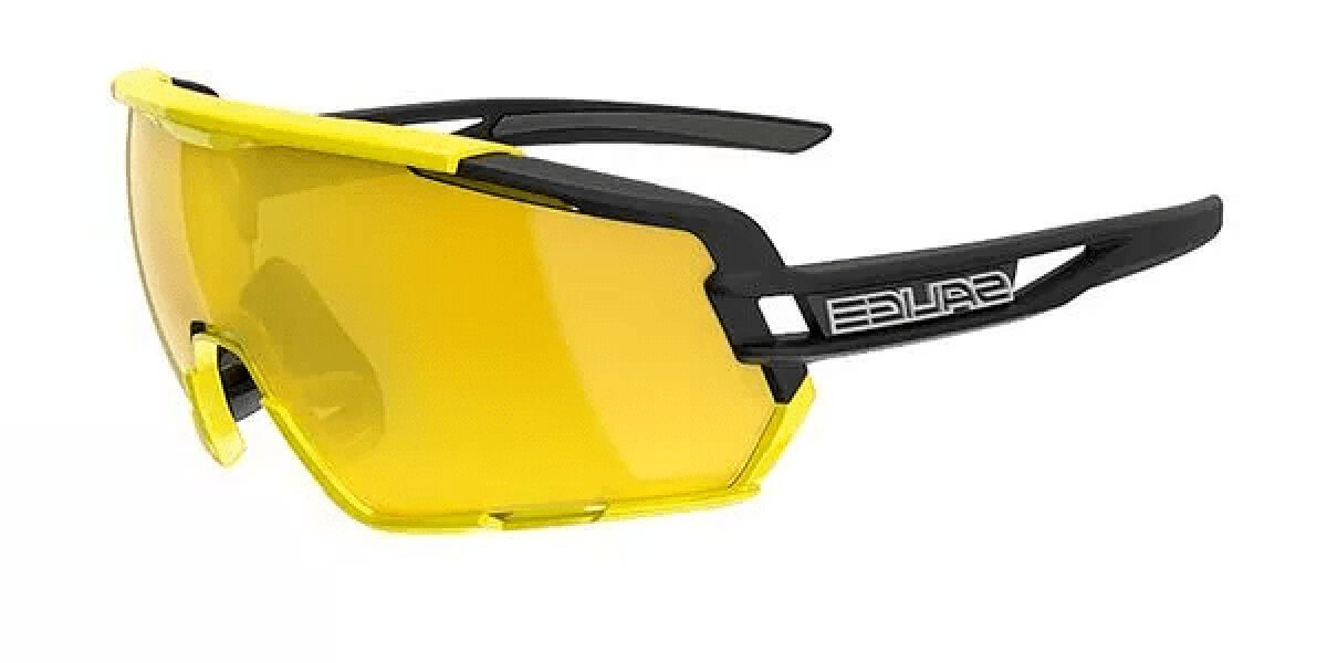 Image of Salice 020 RW NERO/RW GIALLO Óculos de Sol Pretos Masculino PRT