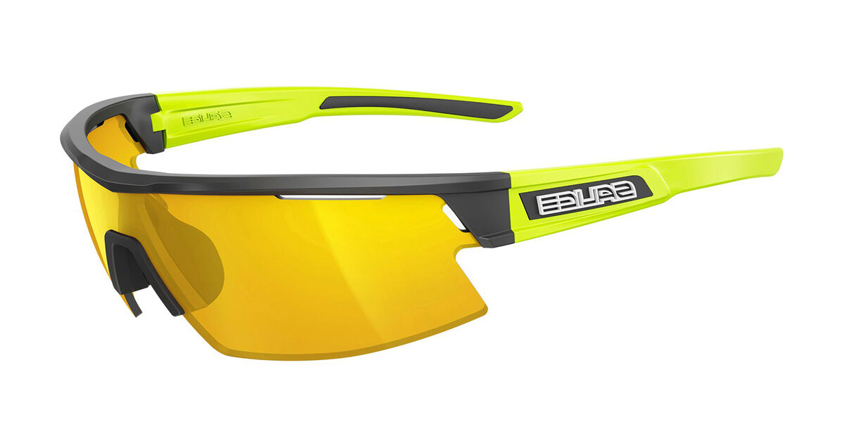 Image of Salice 025 RW NERO/RW GIALLO Óculos de Sol Masculino Pretos BRLPT