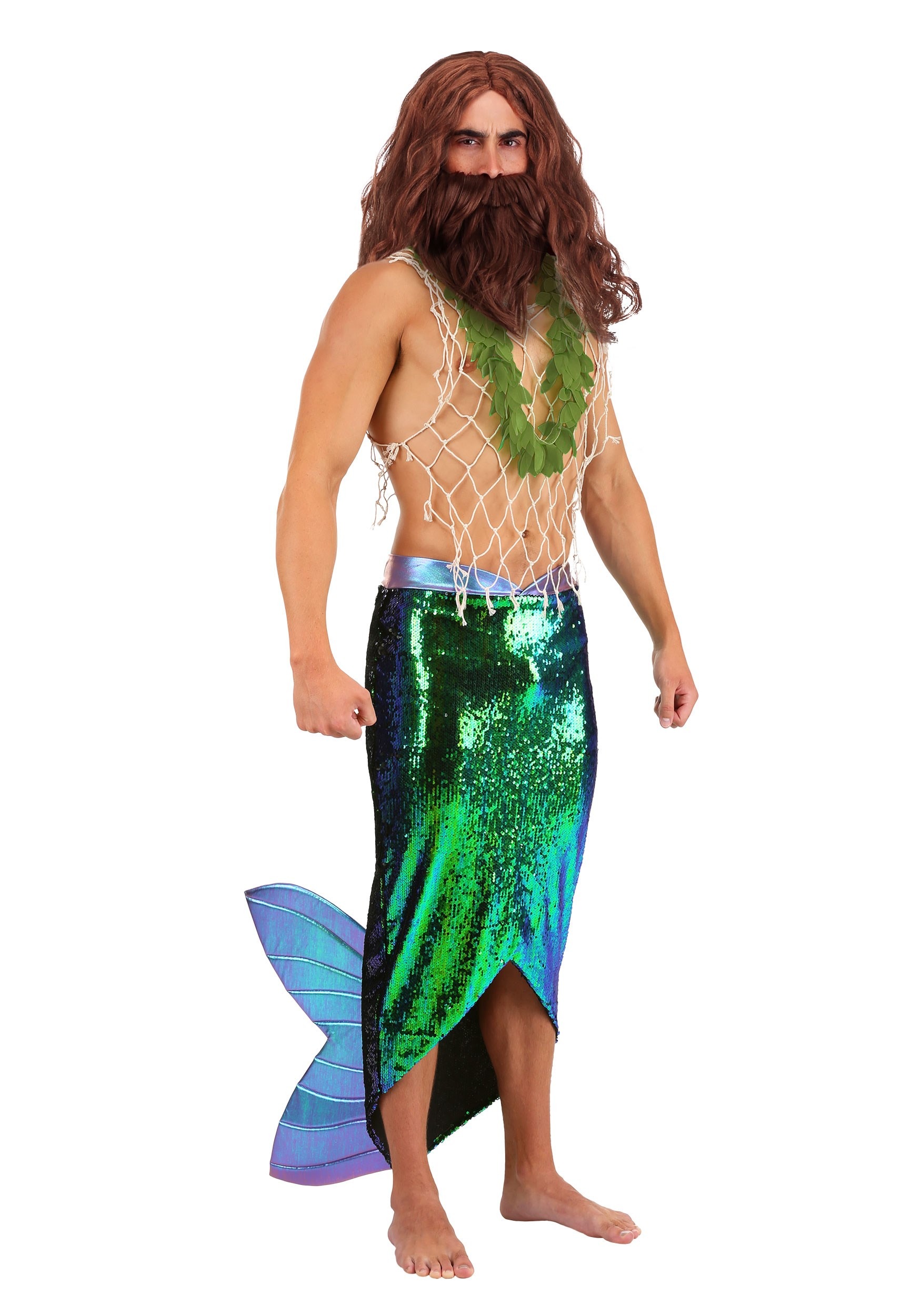 Image of Salty Merman Men's Costume ID FUN7025AD-S