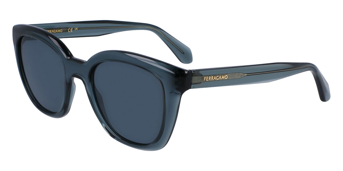 Image of Salvatore Ferragamo SF 2000S 438 Óculos de Sol Azuis Feminino BRLPT