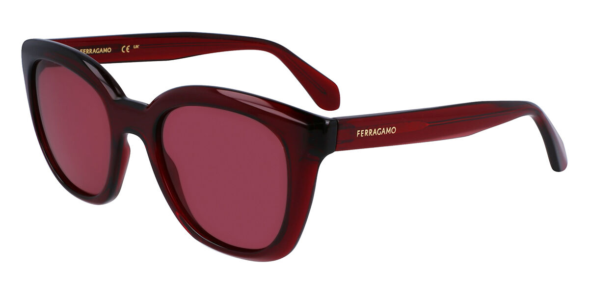 Image of Salvatore Ferragamo SF 2000S 616 Óculos de Sol Vinho Feminino PRT