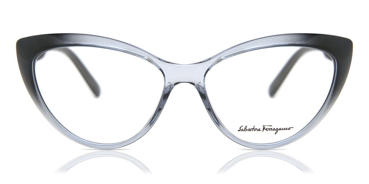 Image of Salvatore Ferragamo SF 2853 007 56 Szare Damskie Okulary Korekcyjne PL