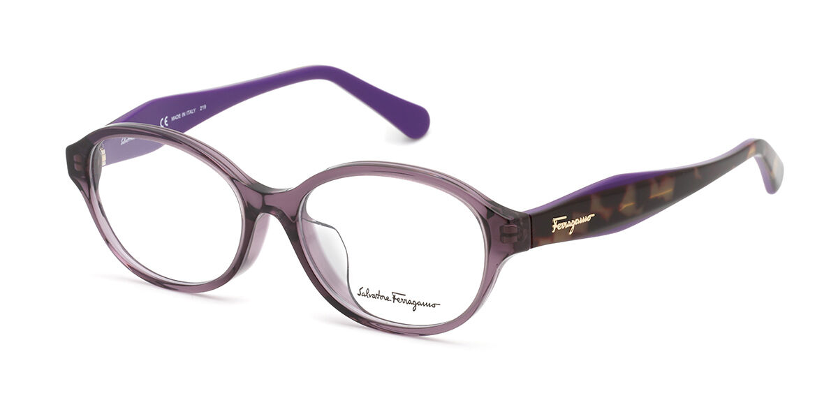 Image of Salvatore Ferragamo SF 2856A Asian Fit 500 Óculos de Grau Purple Masculino PRT