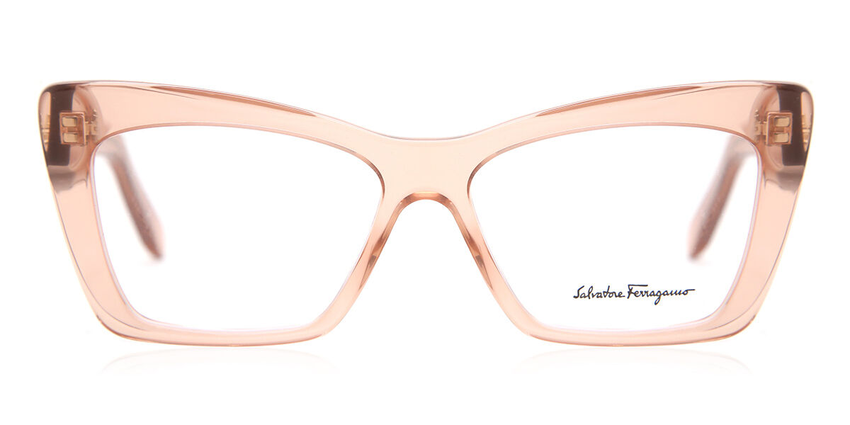 Image of Salvatore Ferragamo SF 2865 749 55 Rózowe Damskie Okulary Korekcyjne PL