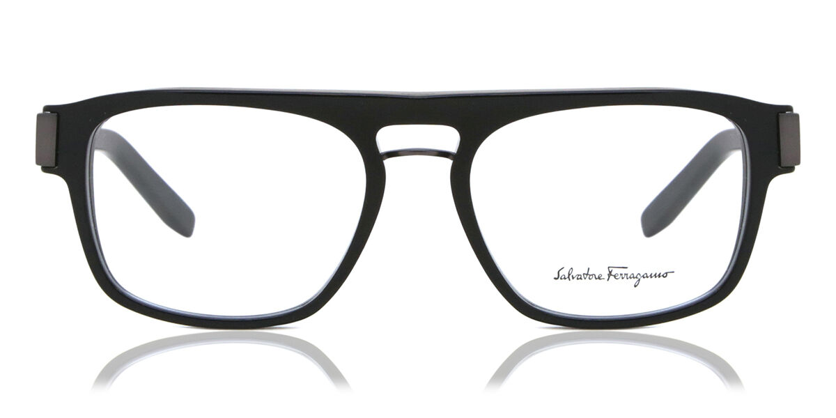 Image of Salvatore Ferragamo SF 2907 001 54 Czarne Męskie Okulary Korekcyjne PL