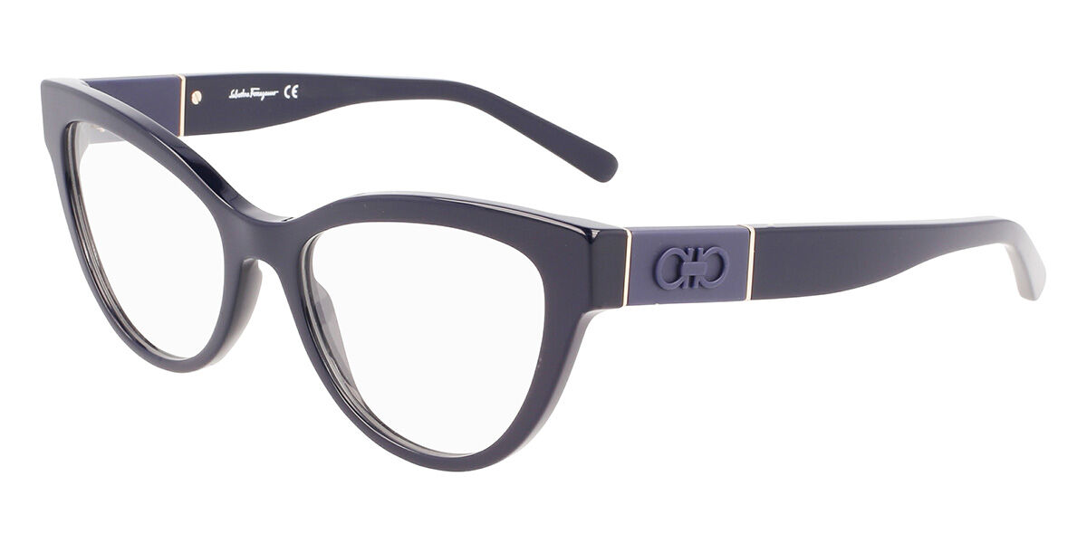 Image of Salvatore Ferragamo SF 2920 404 52 Niebieskie Meskie Okulary Korekcyjne PL