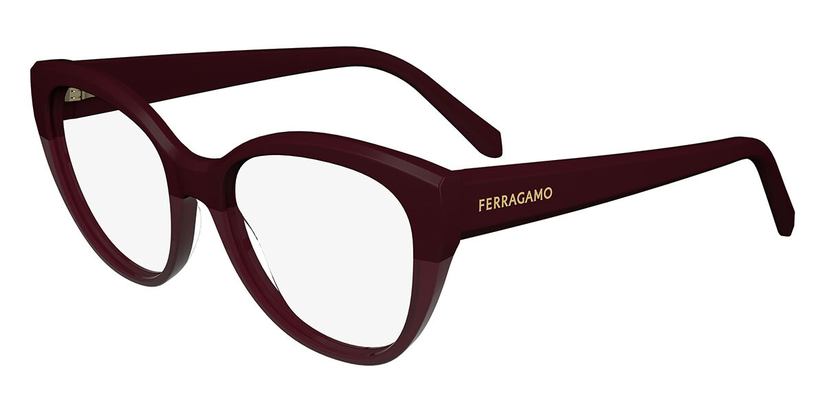 Image of Salvatore Ferragamo SF 2970 601 Óculos de Grau Vinho Feminino PRT