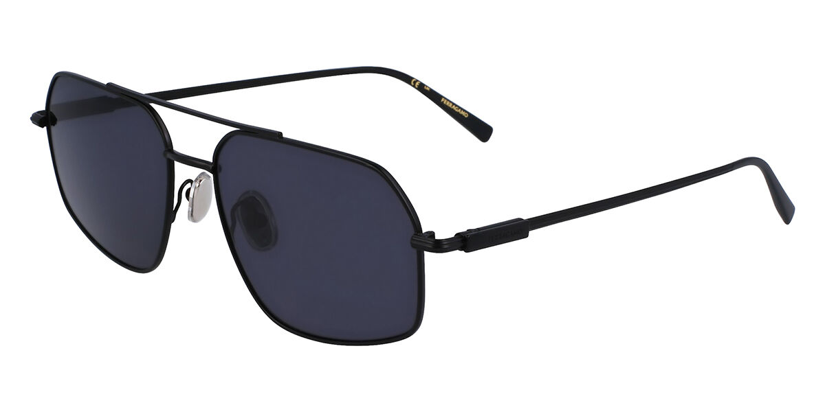 Image of Salvatore Ferragamo SF 313S 002 Óculos de Sol Pretos Masculino PRT