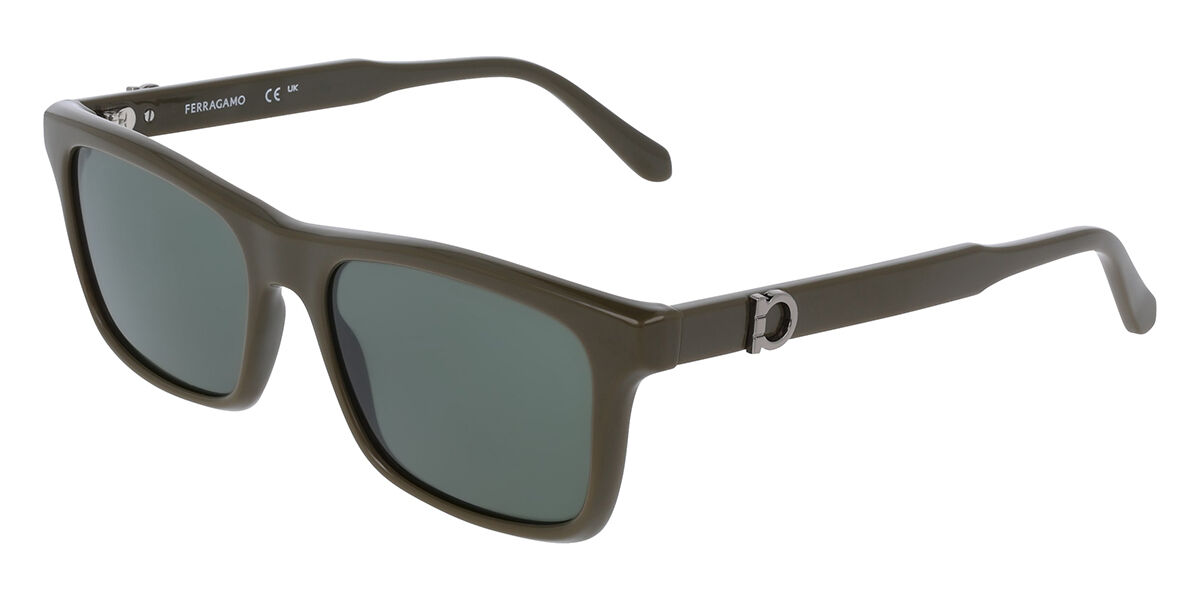 Image of Salvatore Ferragamo SF2060SE 324 Óculos de Sol Masculino Verdes BRLPT