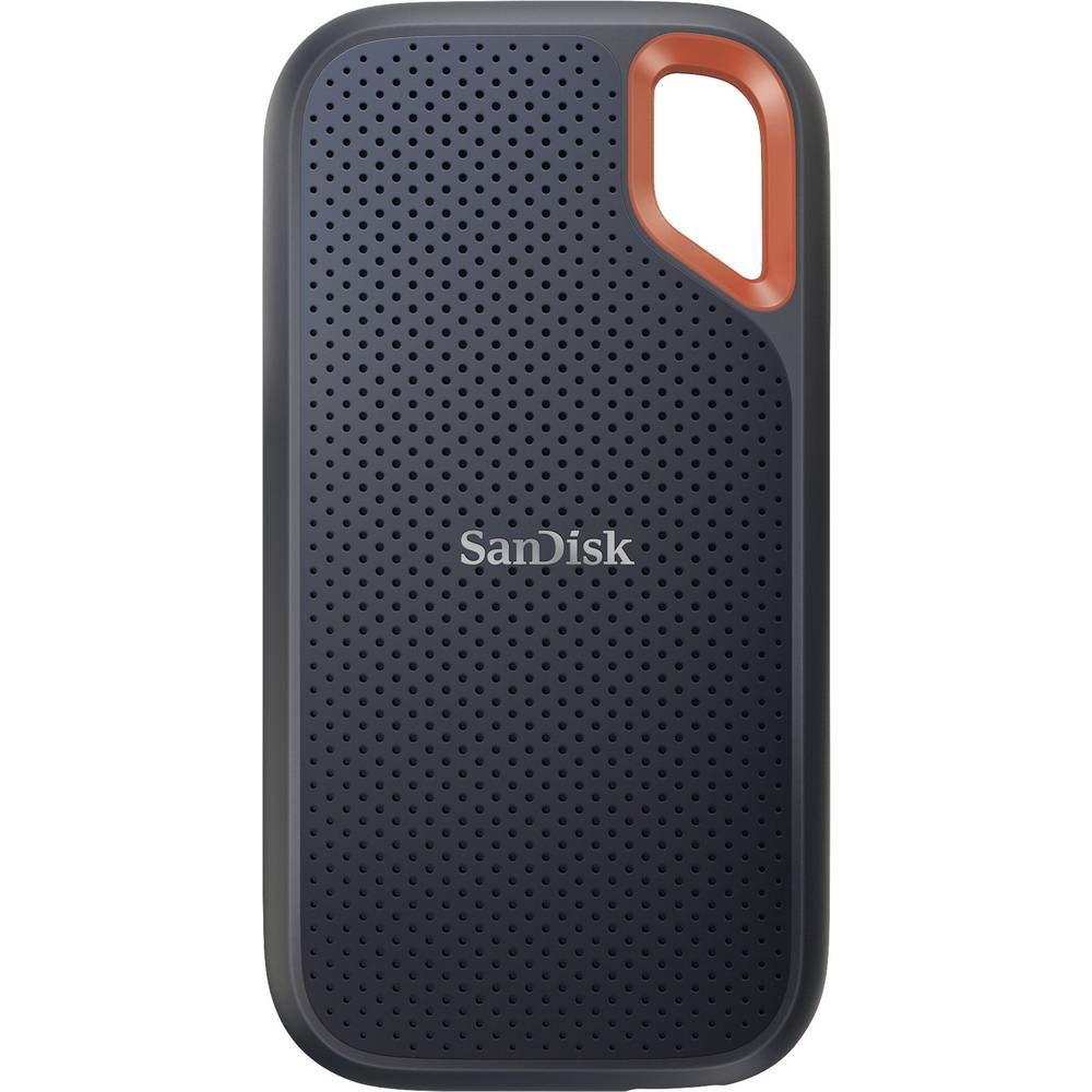 Image of SanDisk ExtremeÂ® Portable 1 TB 25 external SSD hard drive USB 32 Gen 2 (USB 31) Black Orange SDSSDE61-1T00-G25