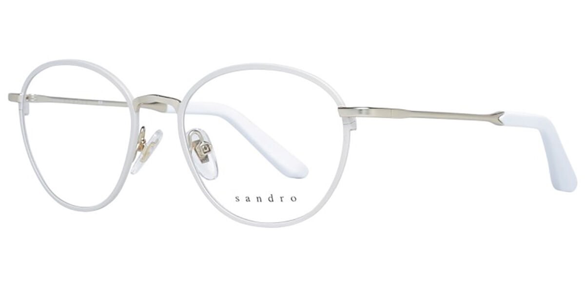 Image of Sandro SD4008 933 Óculos de Grau Brancos Masculino BRLPT