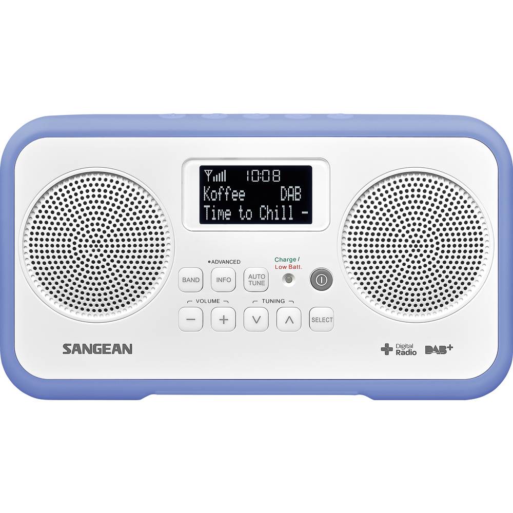 Image of Sangean DPR-77 Desk radio DAB+ DAB FM Keylock Blue