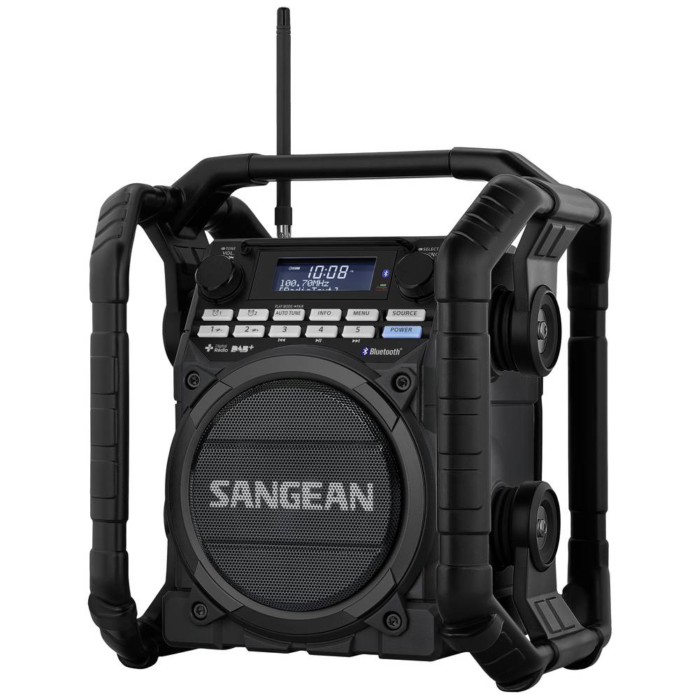 Image of Sangean U-4 DBT+ Workplace radio DAB+ FM AUX Bluetooth USB Battery charger rechargeable waterproof shockproof