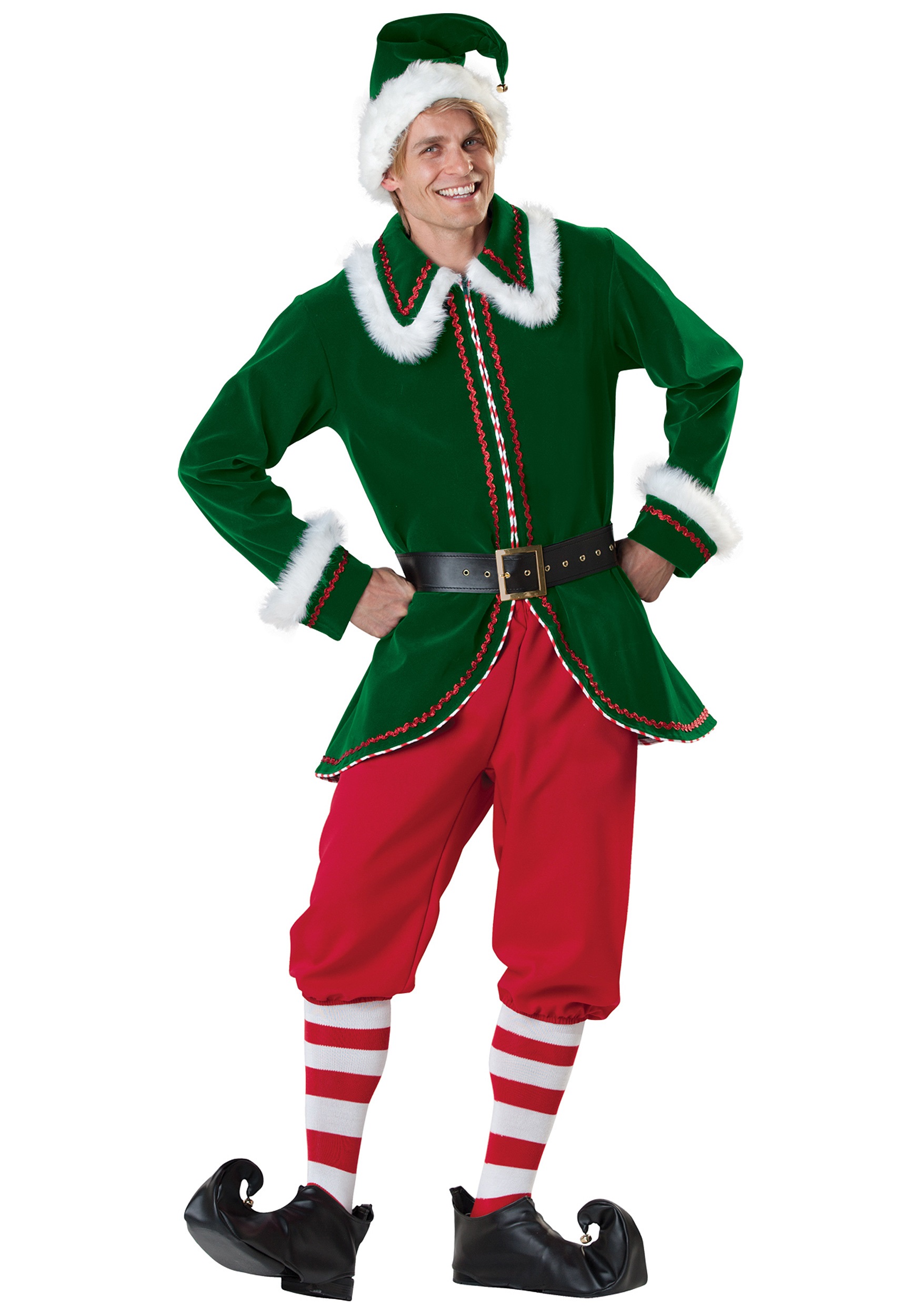 Image of Santa's Elf Adult Costume ID IN51001-XL