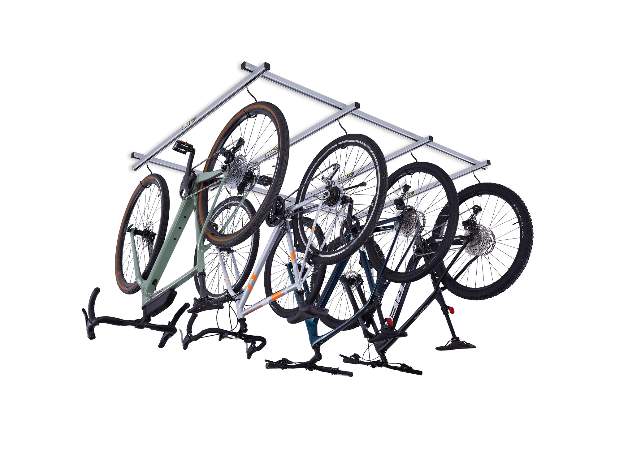 Image of Saris Glide Bike Storage Ceiling Rack Grey Standard ID 012527005413