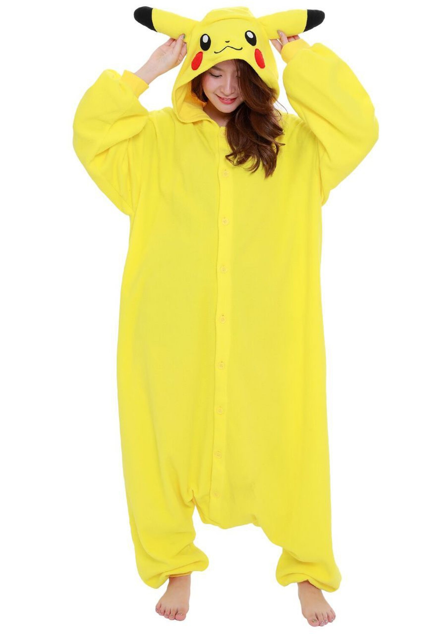 Image of Sazac Pokémon Adult Yellow Pikachu Kigurumi