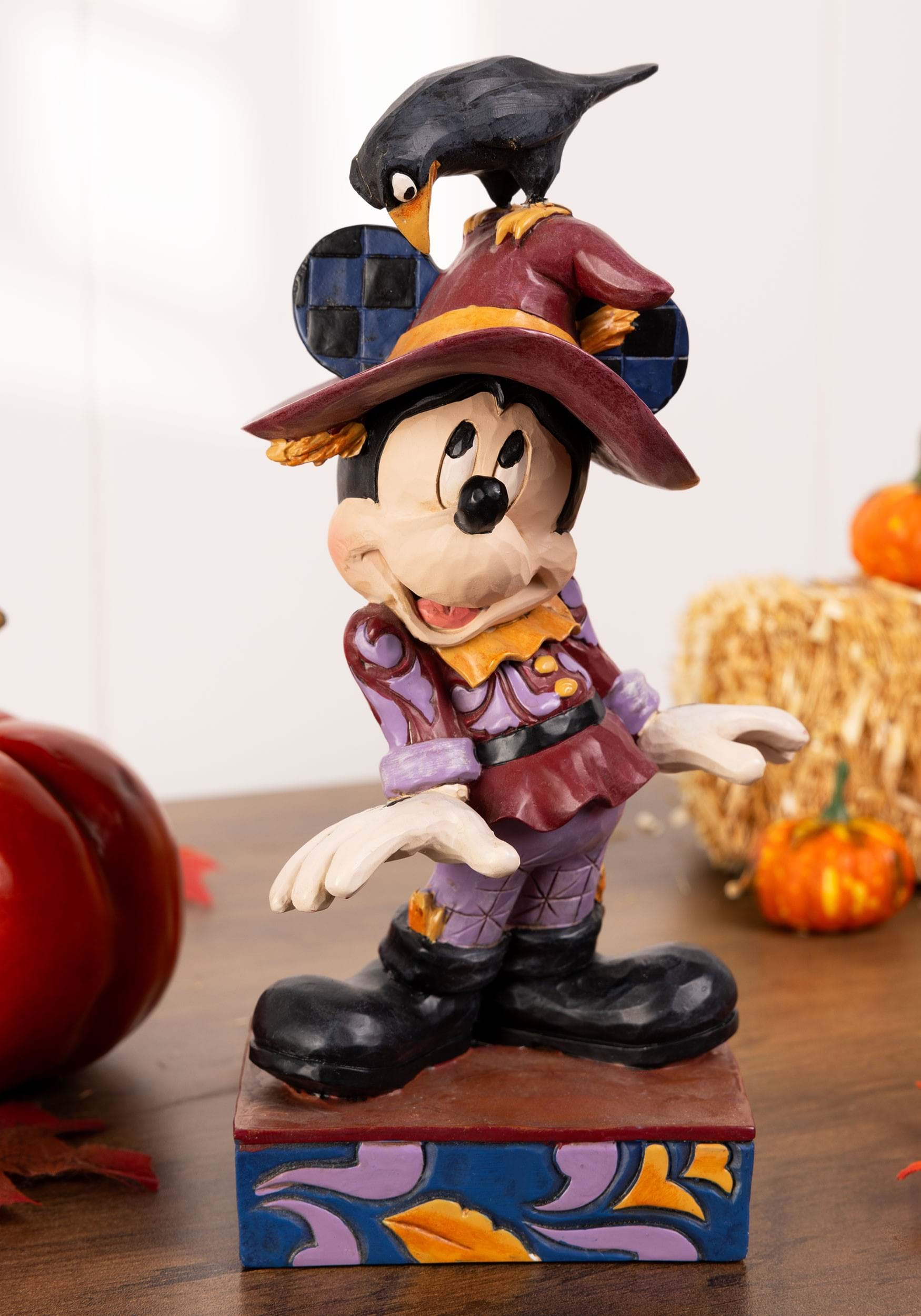 Image of Scarecrow Jim Shore Mickey Statue ID EN6010862-ST