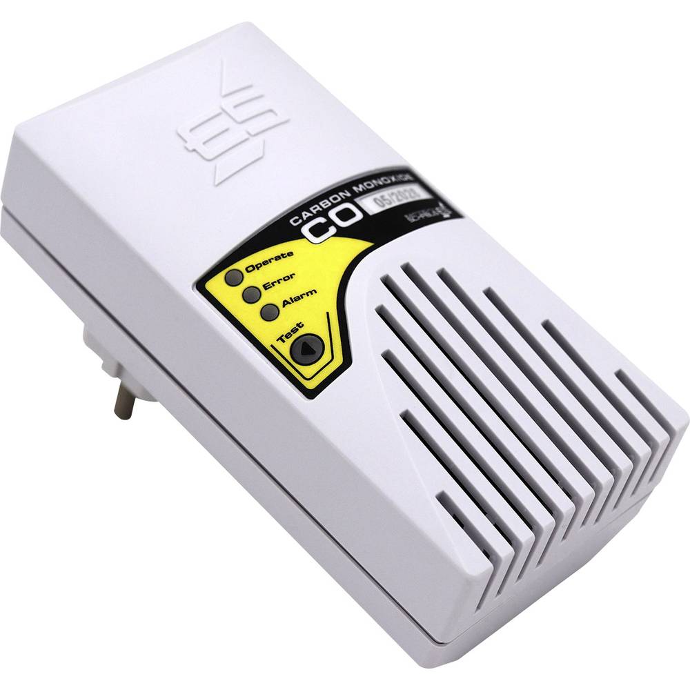Image of Schabus GX-C1pro Carbon monoxide detector mains-powered detects Carbon monoxide
