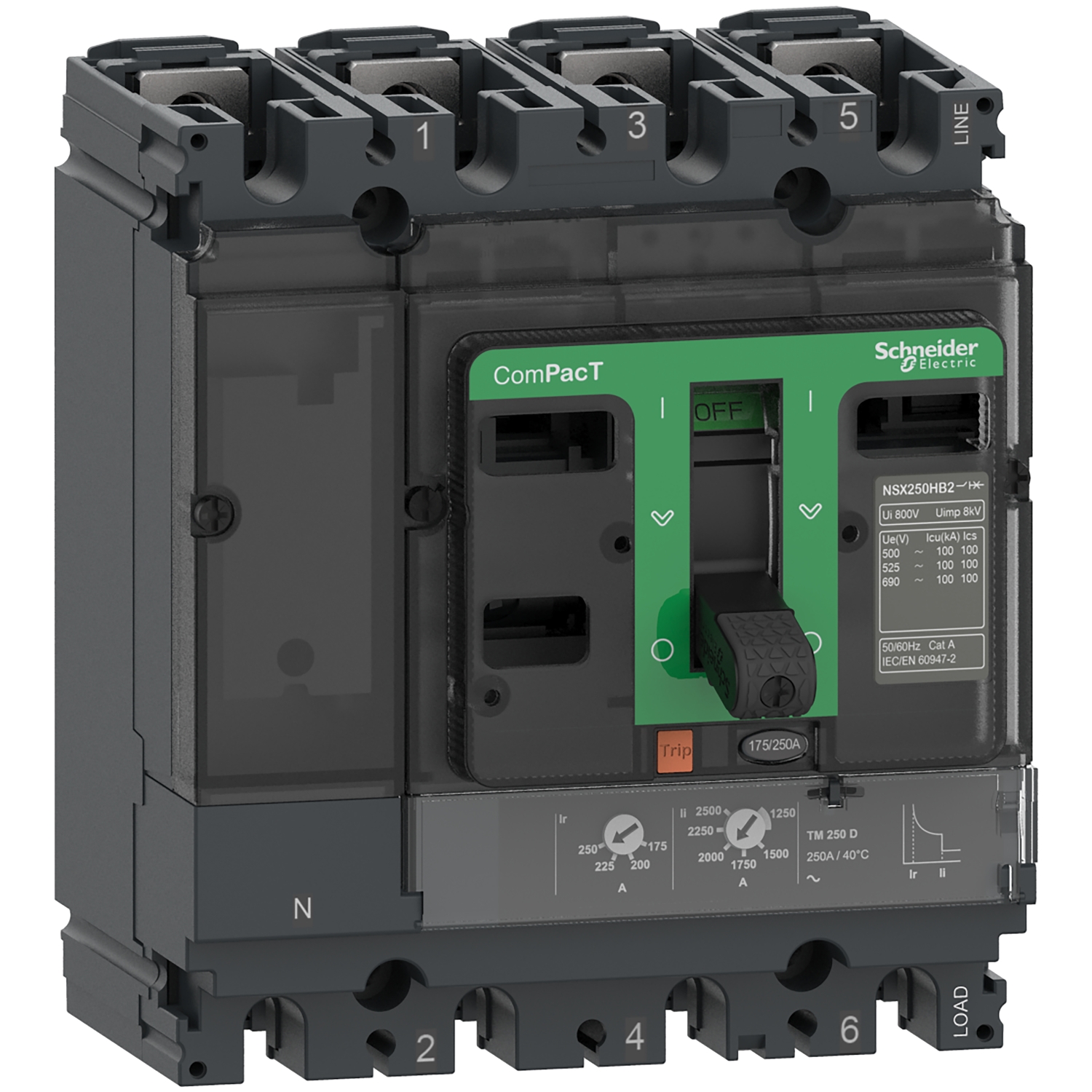 Image of Schneider Electric C10B4TM100 Circuit breaker 1 pc(s)