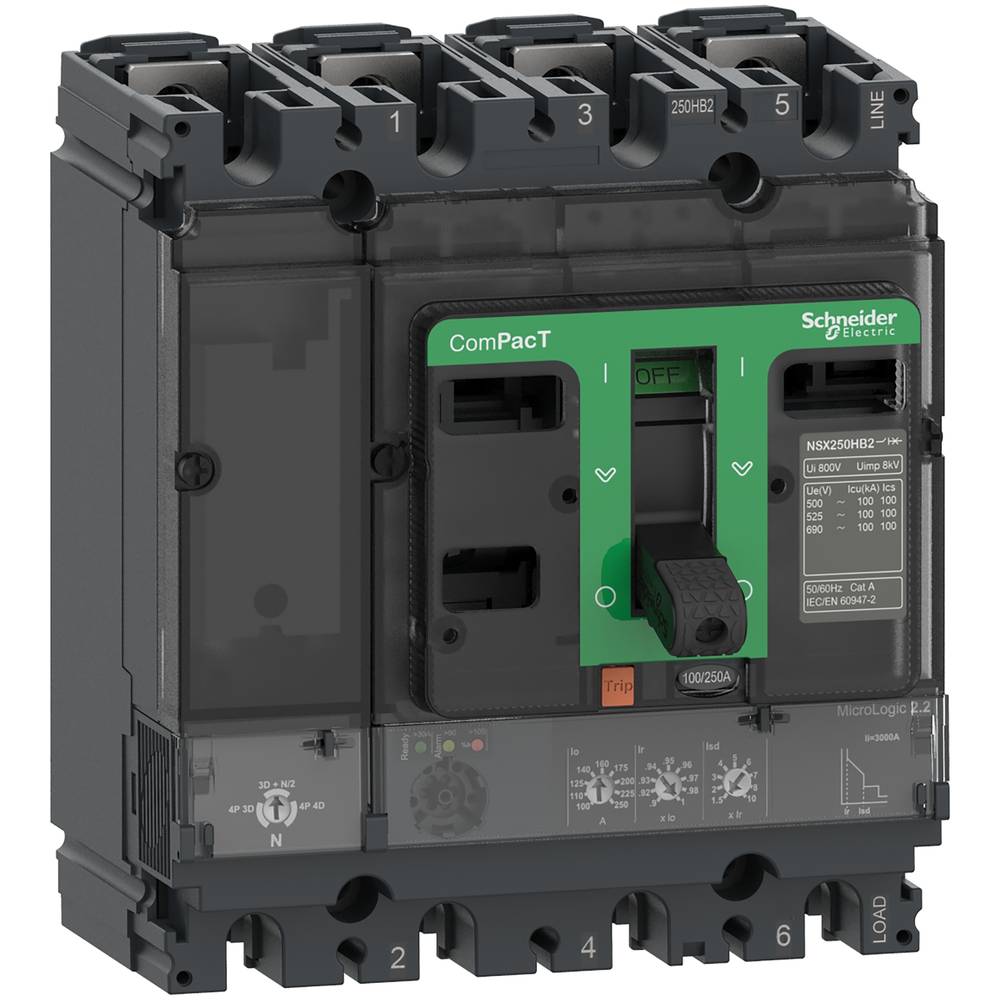 Image of Schneider Electric C10F42D100 Circuit breaker 1 pc(s)