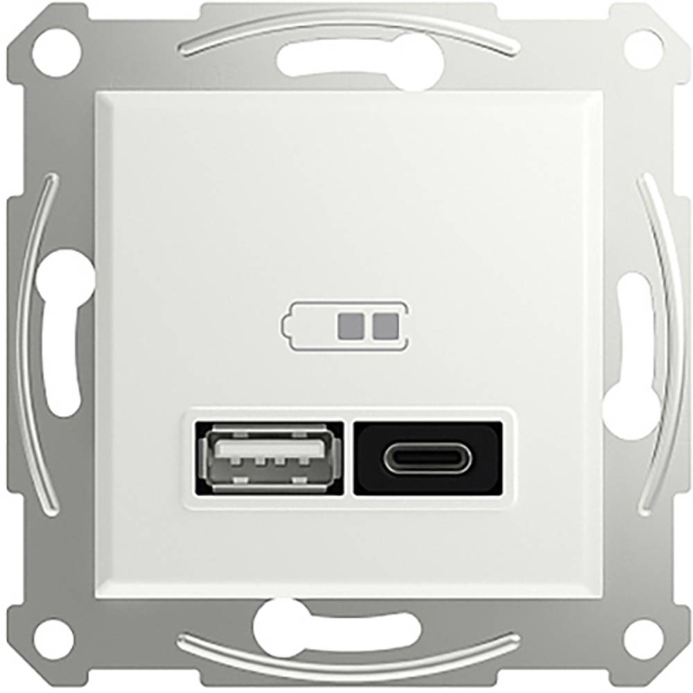 Image of Schneider Electric USB port Asfora White (glossy) EPH2770421D