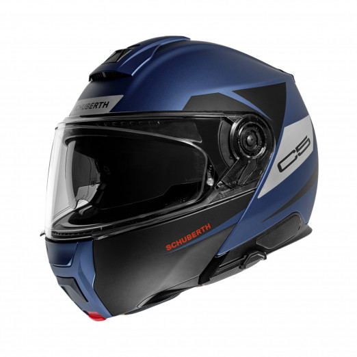 Image of Schuberth C5 Eclipse Bleu Noir Casque Modulable Taille XS