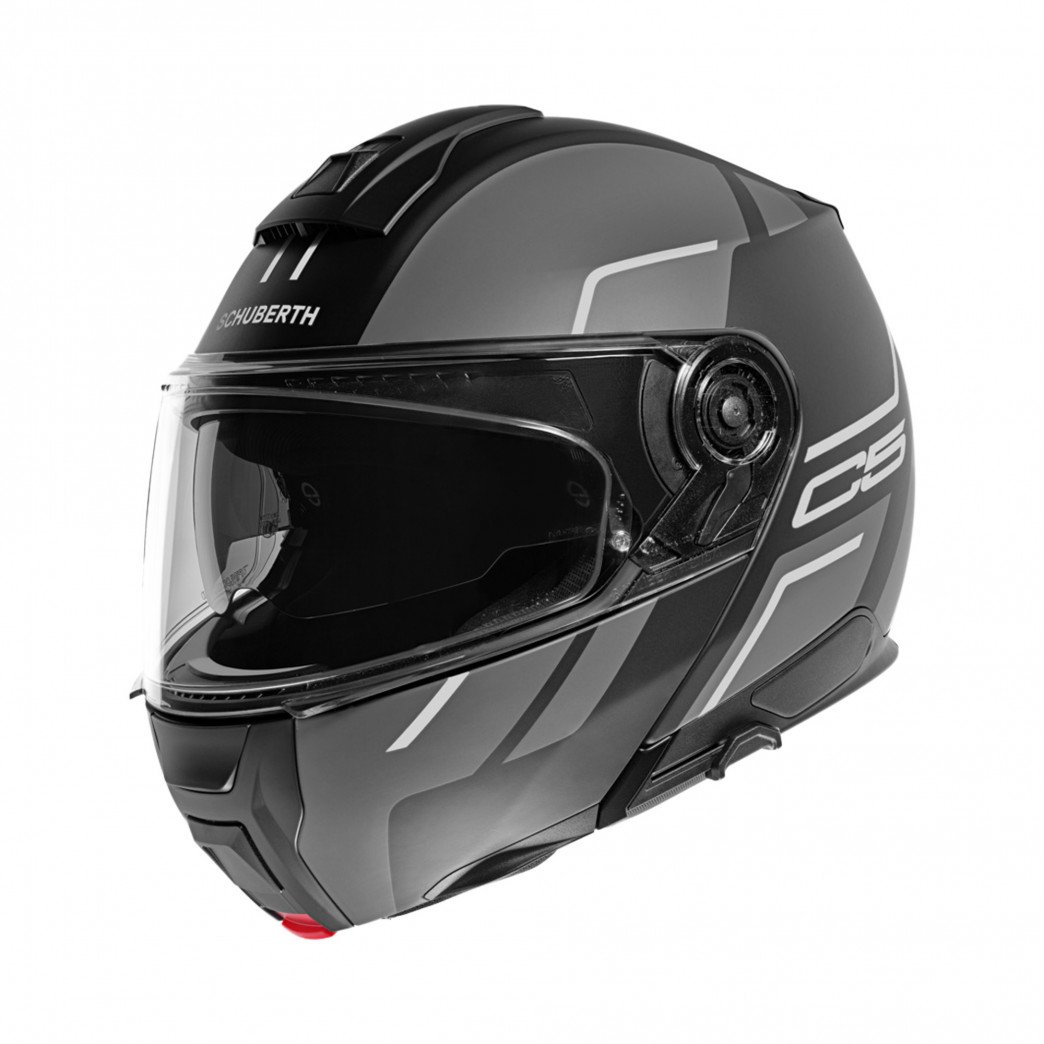 Image of Schuberth C5 Master Noir Gris Casque Modulable Taille 2XL