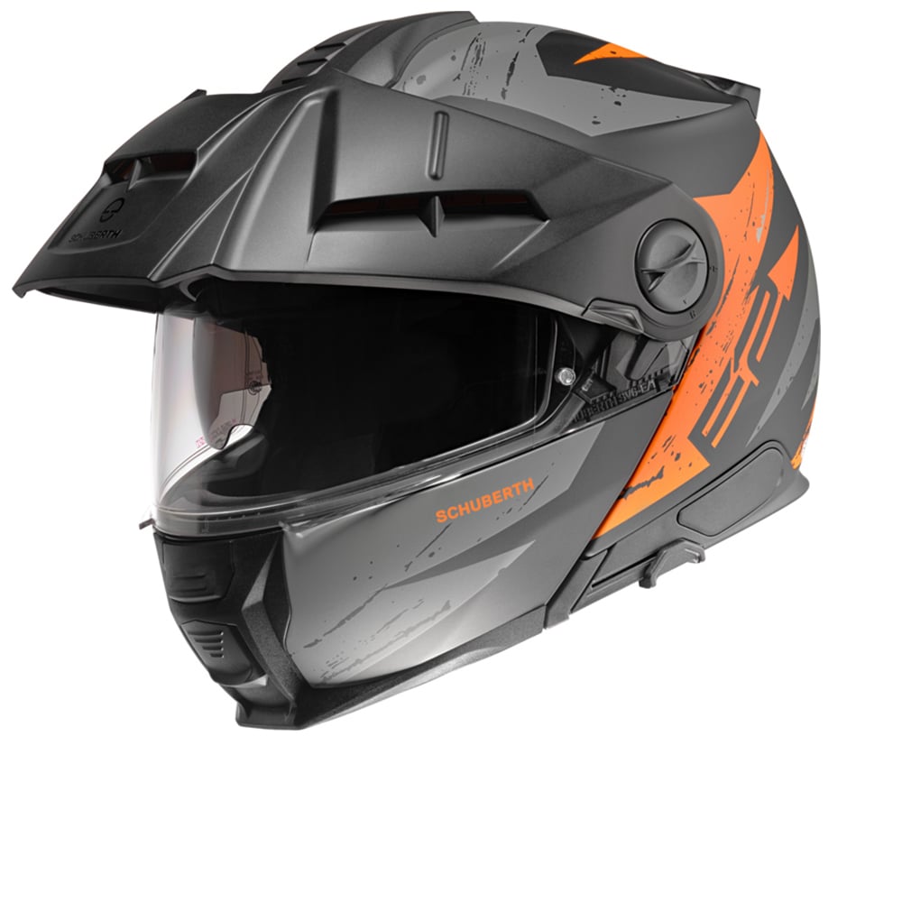 Image of Schuberth E2 Explorer Noir Orange Casque Modulable Taille XS