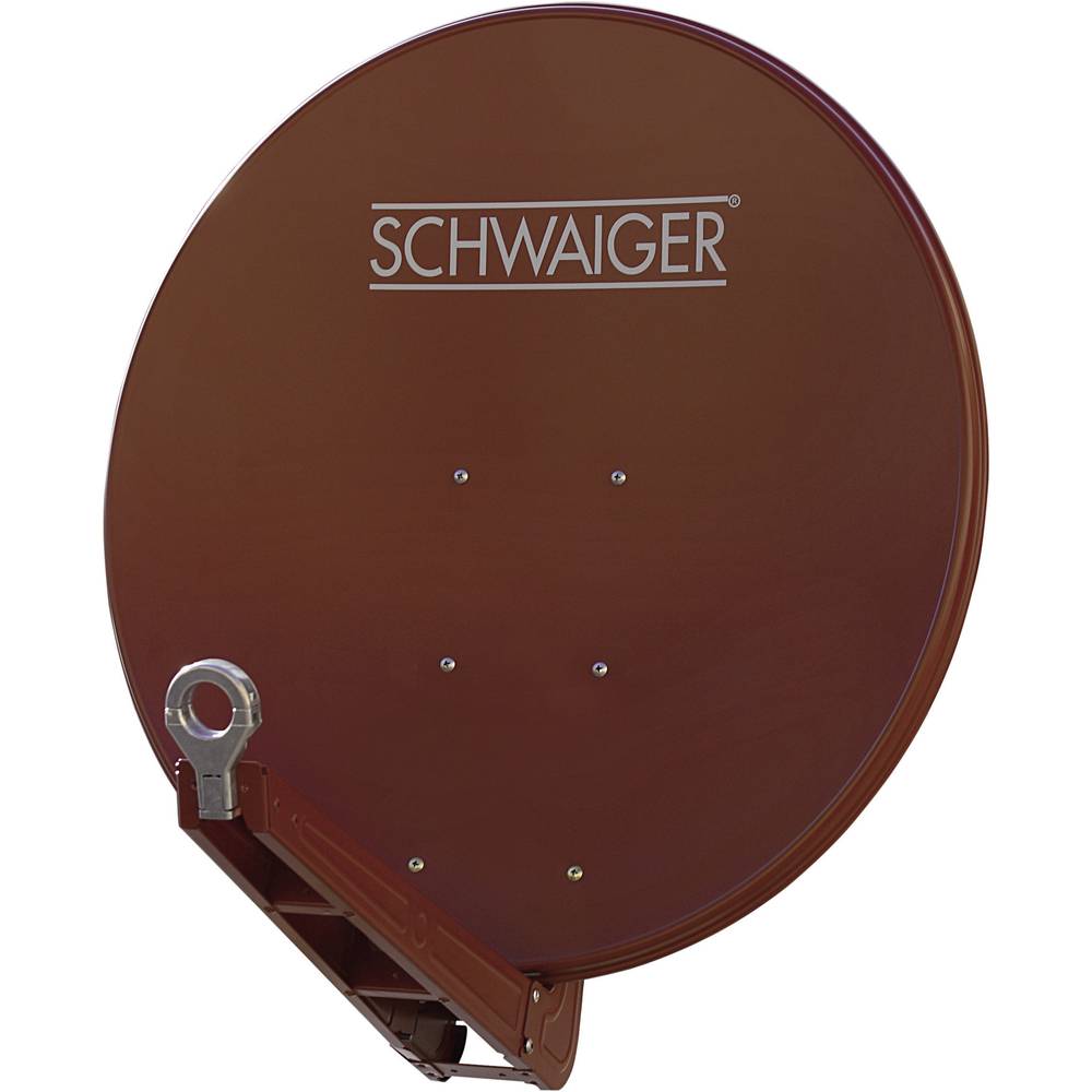 Image of Schwaiger SPI085PR Satellite Dish  Brick red