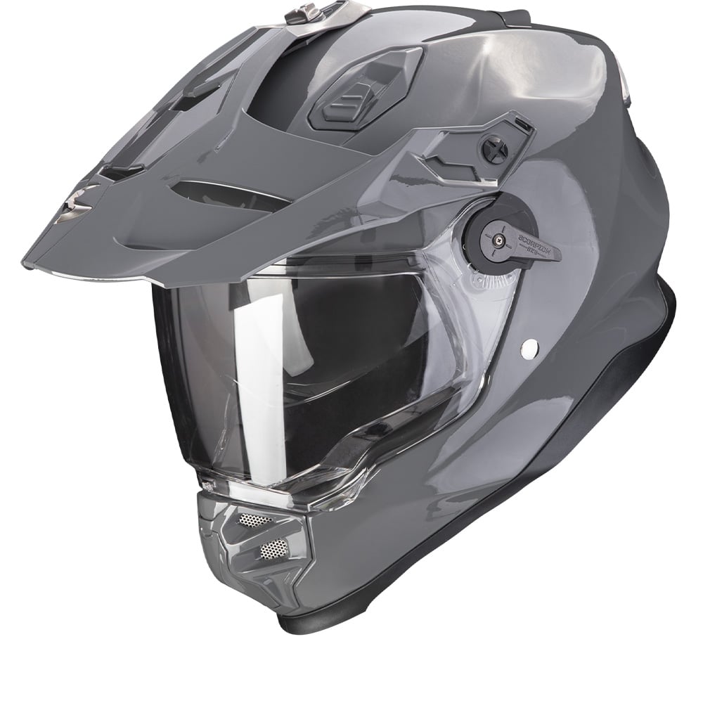 Image of Scorpion ADF-9000 Air Solid Cement Grey Adventure Helmet Size M EN