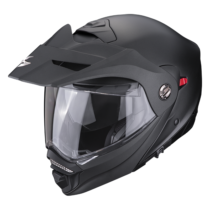Image of Scorpion ADX-2 Matt Pearl Black Adventure Helmet Size XS ID 3399990099383