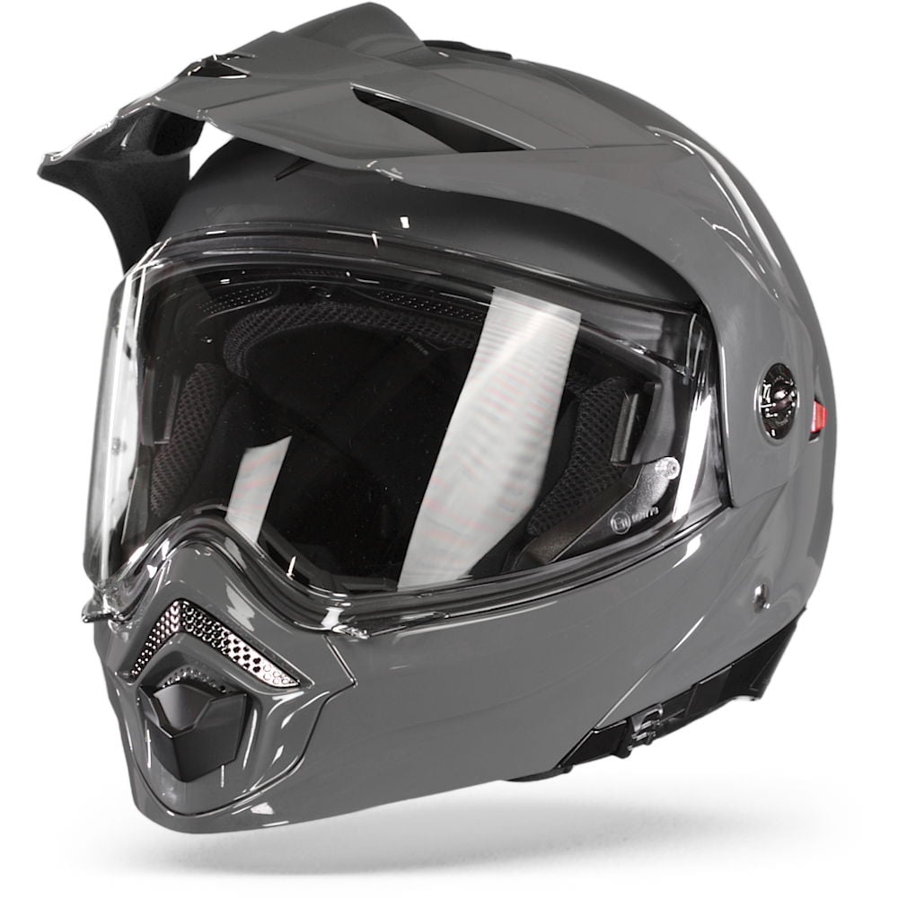 Image of Scorpion ADX-2 Solid Cement Grey Adventure Helmet Size L ID 3399990099475