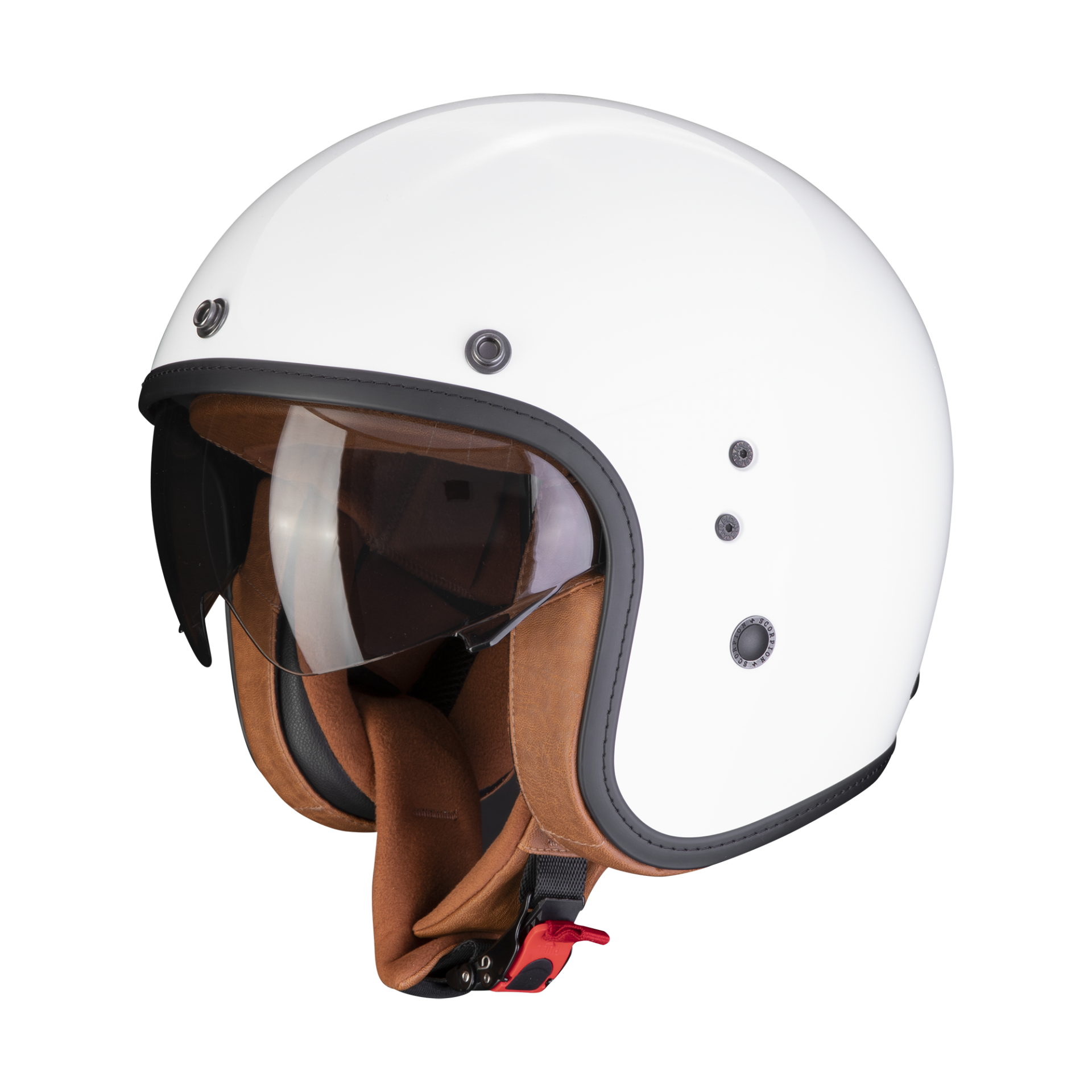 Image of Scorpion Belfast Evo Luxe White Jet Helmet Talla L
