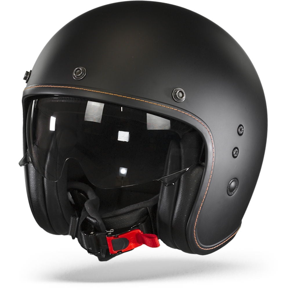 Image of Scorpion Belfast Evo Matt Black Jet Helmet Size S ID 3399990095484