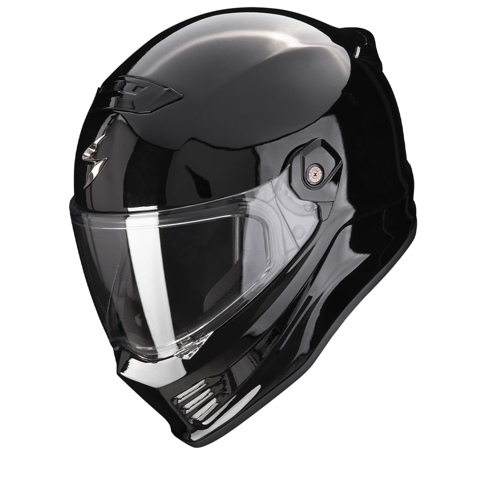 Image of Scorpion Covert FX Solid Black Full Face Helmet Size S EN