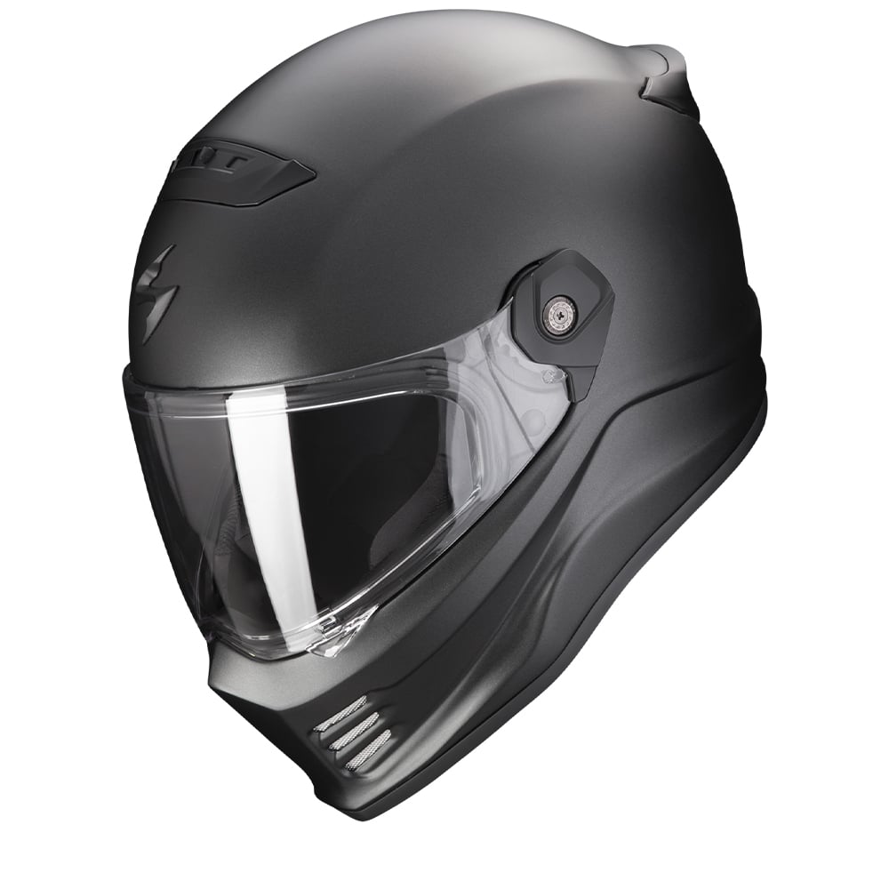 Image of Scorpion Covert FX Solid Matt Black Full Face Helmet Size 2XL ID 3399990111818