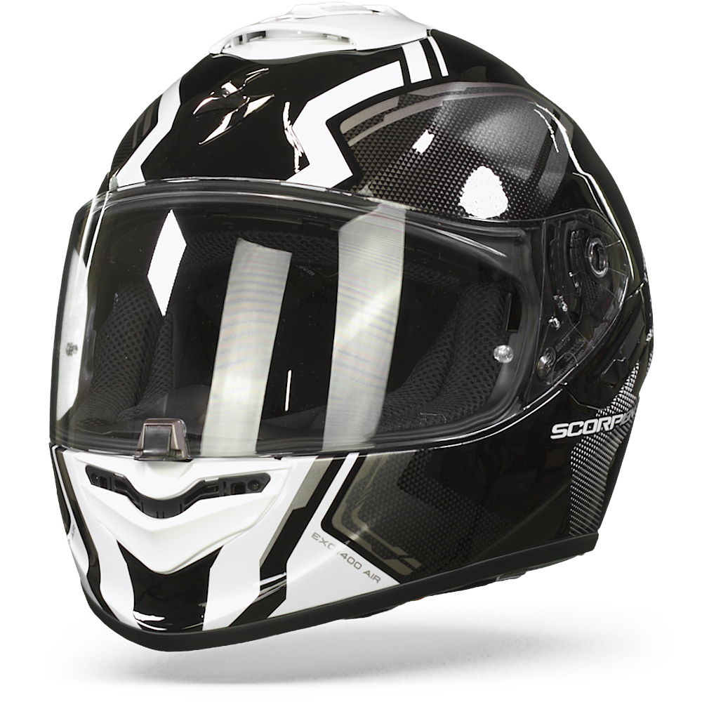 Image of Scorpion EXO-1400 Air Corsa Black-White Full Face Helmet Size 2XL EN