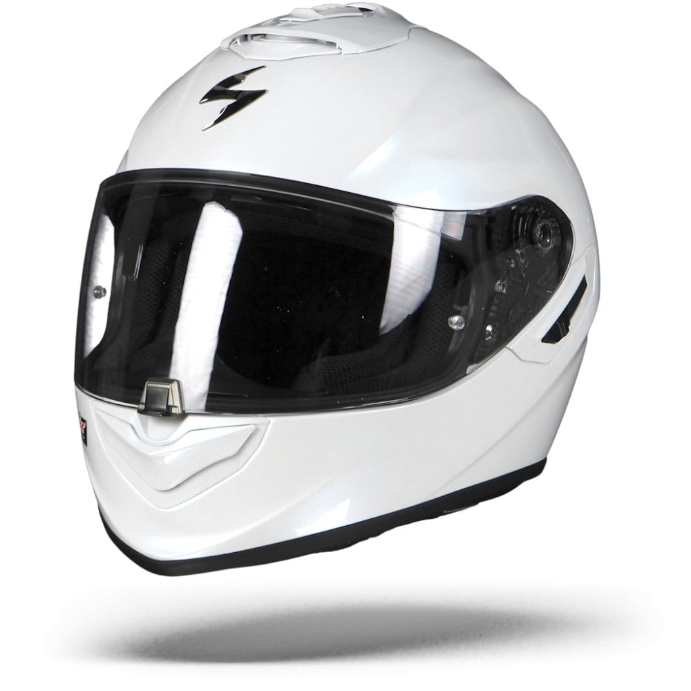 Image of Scorpion EXO-1400 Air Solid Pearl White Full Face Helmet Size 2XL EN
