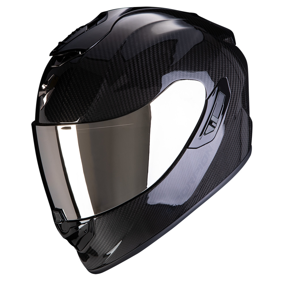 Image of Scorpion EXO-1400 EVO II Carbon Air Solid Black Full Face Helmet Size L EN