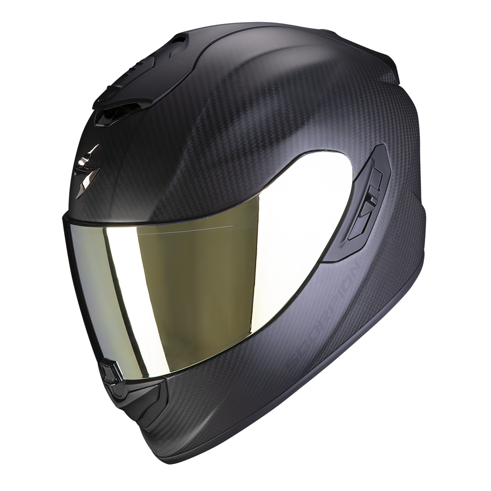 Image of Scorpion EXO-1400 EVO II Carbon Air Solid Matt Black Full Face Helmet Size L ID 3701629100382
