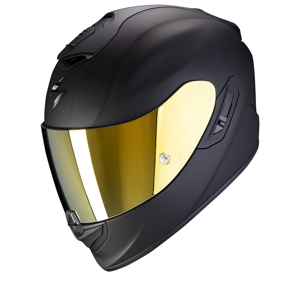 Image of Scorpion EXO-1400 Evo 2 Air Solid Matt Black Full Face Helmet Size S EN