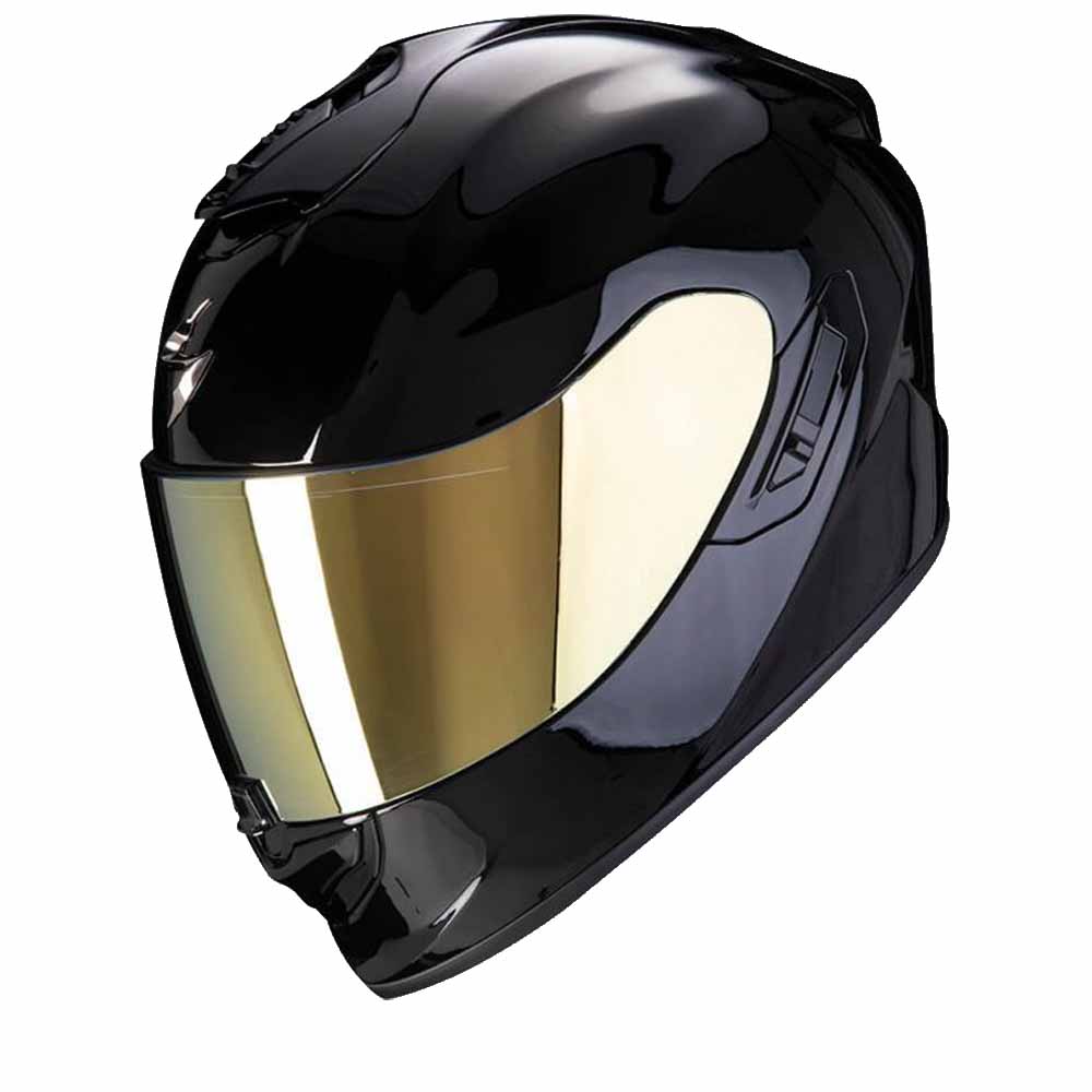 Image of Scorpion EXO-1400 Evo II Air Solid Black Full Face Helmet Size 2XL ID 3701629100306