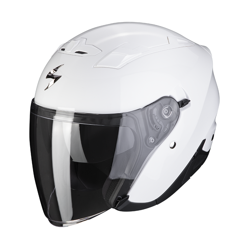Image of Scorpion EXO-230 Solid White Jet Helmet Size XL ID 3399990097181